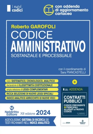 Codice Amministrativo - Magistratura 2024 fronte