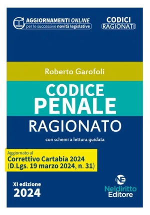 Codice Penale Ragionato 2024 11ed. fronte