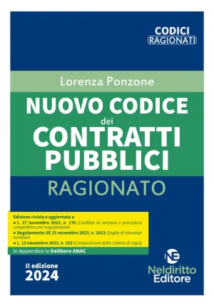 Codice Contratti Pubbl. Ragionato 2024 fronte