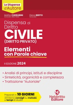 Dispensa Diritto Civile 2024 fronte