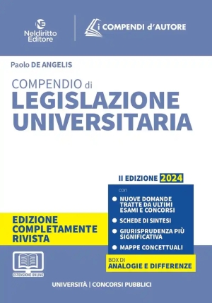 Compendio Legislazione Universitaria fronte