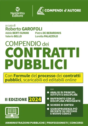 Compendio Contratti Pubblici 2024 2ed. fronte