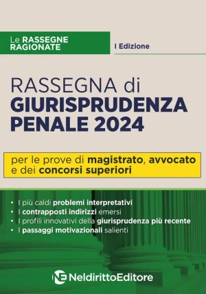 Rassegna Giurisprudenza Penale 2024 fronte