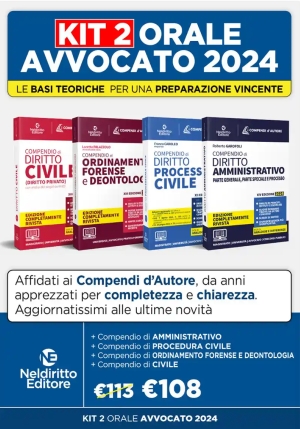 Kit 4 Compendi 2024 Civile fronte