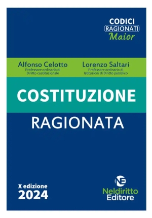 Costituzione Ragionata 2024 10ed. fronte