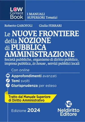 Nuove Frontiere Nozione Pubbl.amm.ne fronte