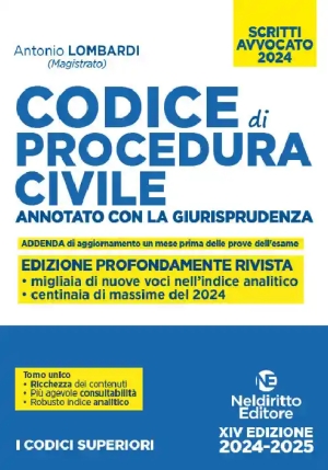 Codice Procedura Civile Ann.giurisp.2024 fronte