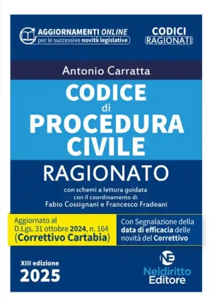 Codice Procedura Civile - Ragionato 2025 fronte