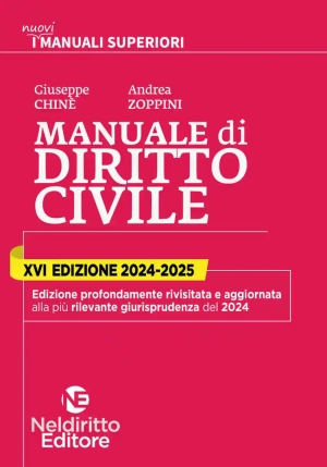 Manuale Superiore Dir.civile 2024 16ed. fronte