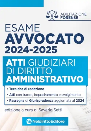 Atti Giudiziari Dir.amministrativo 2024 fronte