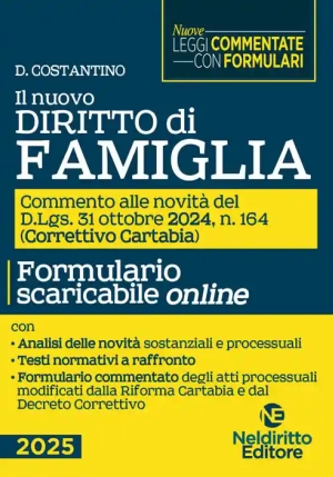 Nuovo Diritto Di Famiglia Dopo Cartabia fronte