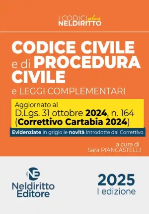 Codice Civile Proced.civile Plus 2025 fronte