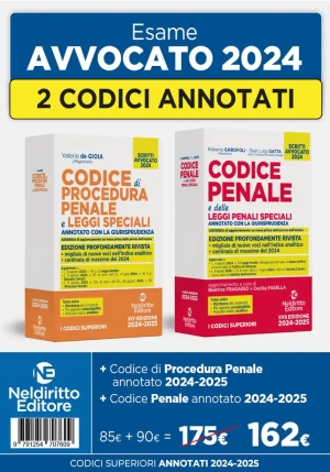 Kit 2v - Codici Sostanziali - Penale + Procedura Penale fronte