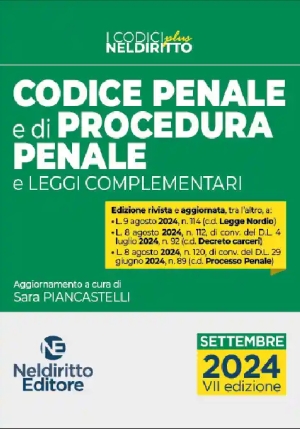 Codice Penale E Proc.penale Plus 92024 fronte