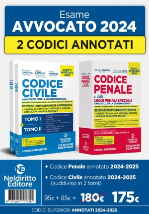 Kit Codici Ann.civ-pen.202425 Avvoc. fronte