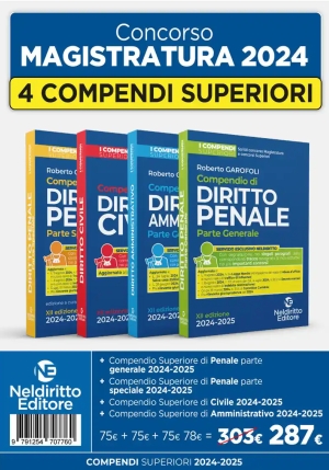 Kit 4 Compendi Superiori 20242025 fronte