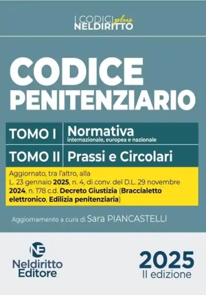 Codice Penitenziario 2ed.2025 2tomi fronte