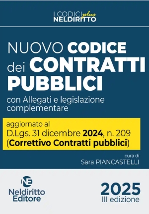 Codice Contratti Pubblici Plus 2025 fronte