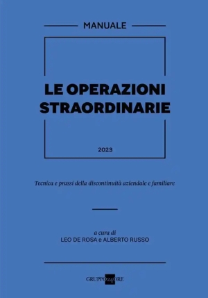 Manuale Operazioni Straordinarie 2023 fronte