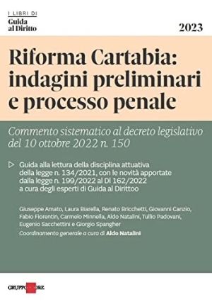 Riforma Cartabia Indagini Preliminari fronte