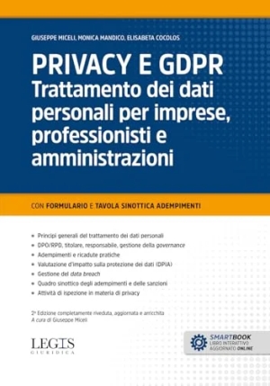 Privacy E Gdpr 2ed. fronte