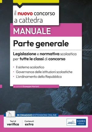 Concorso A Cattedra - Parte Generale: Legislazione E Normativa Scolastic fronte