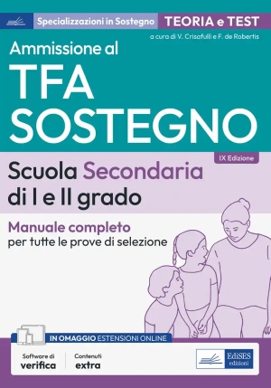 Tfa Sostegno Scuola Secondaria Di I E Ii Grado - Manuale Di Preparazione fronte