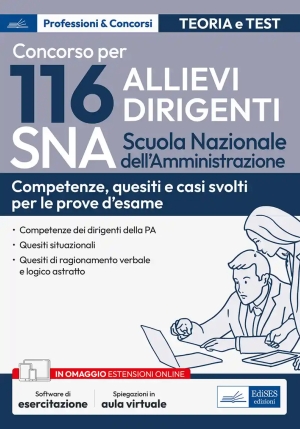 116 Allievi Dirigenti Sna - Competenze E Casi Svolti Per Le Prove D?esam fronte