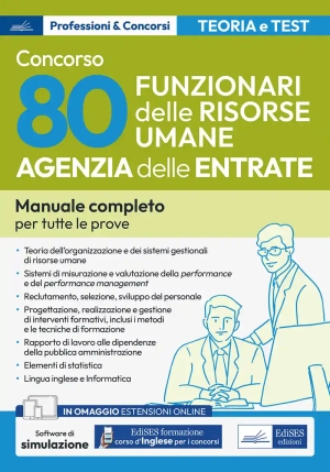 80 Funzionari Risorse Umane - Agenzia Delle Entrate fronte