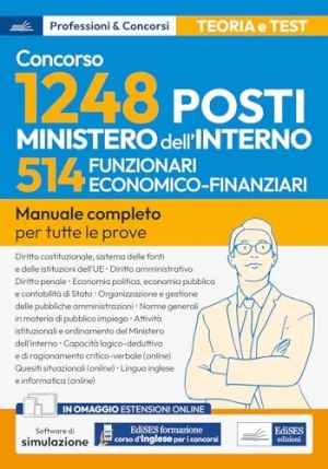 514 Ripam - Funzionari Economico-finanziari - Ministero Interno - Manual fronte