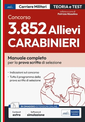 3852 Allievi Cc - Manuale Per La Preparazione Prova Scritta fronte