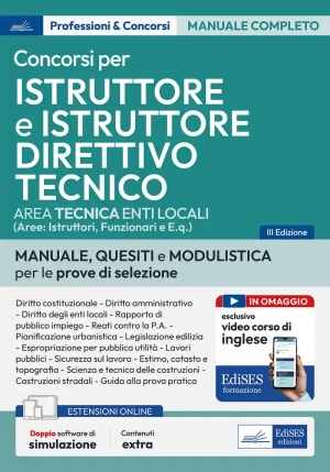 Istruttore E Istruttore Direttivo Tecnico fronte