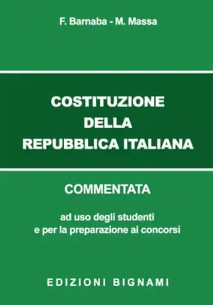 Costituzione Della Repubblica Italiana Commentata fronte