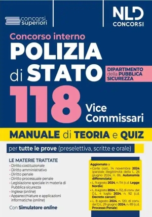 118 Vice Commissari Polizia Stato fronte