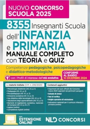 Scuola Infanzia E Primaria 2025 Manuale fronte