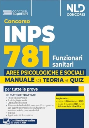 781 Funzionari Sanitari Inps fronte