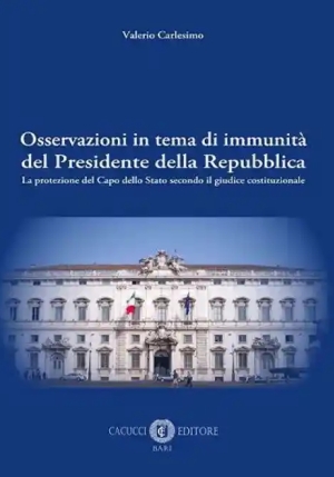 Osservazioni In Tema Immunit? Presidente fronte