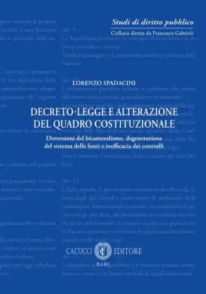 Decreto Legge E Alterazione Quadro Cost. fronte