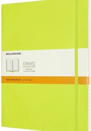 Notebook Xl Ruled Soft Lemon Green fronte