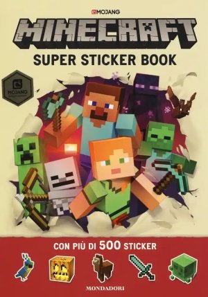 Minecraft Mojang. Super Sticker Book. Con Adesivi fronte