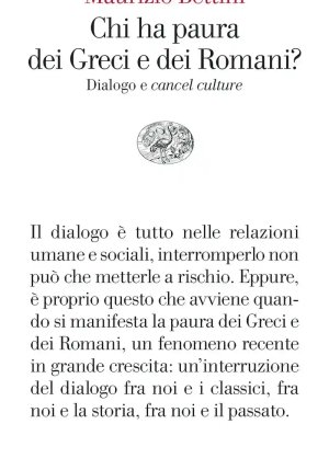 Chi Ha Paura Dei Greci E Dei Romani? Dialogo E ?cancel Culture? fronte