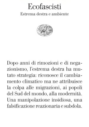 Ecofascisti. Estrema Destra E Ambiente fronte