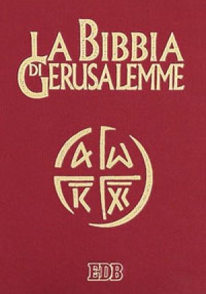 Bibbia Di Gerusalemme Copertina Rossa fronte