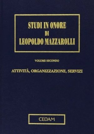 Studi Onore Mazzarolli Vol. Ii fronte