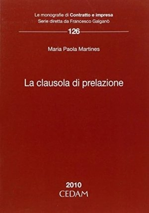 Clausola Di Prelazione fronte