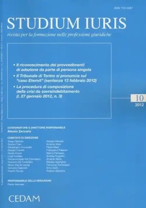 Studium Iuris 10/2012 -316822- fronte