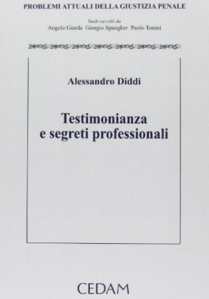 Testimonianza E Segreti Profes fronte