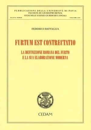 Furtum Es Contrectatio fronte