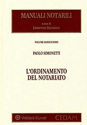 Ordinamento Del Notariato fronte