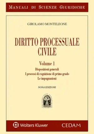 Diritto Processuale Civile Vol.1 9ed. fronte